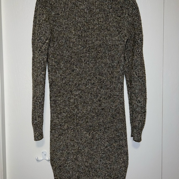 CABI The Tunic Dress Knit Artichoke Green Long Sleeves Sheath - Picture 3 of 11